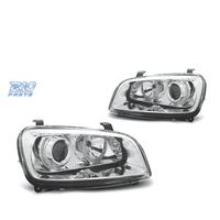 FARI PER TOYOTA RAV-4 94-00 ANGEL EYES FONDO CROMA