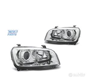 FARI PER TOYOTA RAV-4 94-00 ANGEL EYES FONDO CROMA