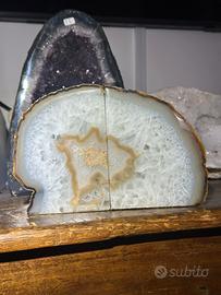 Coppia di Agate per fermalibri 2,238 kg
