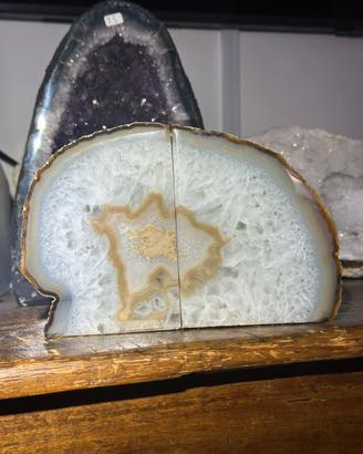 Coppia di Agate per fermalibri 2,238 kg