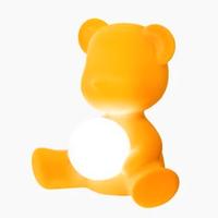 Lampada Teddy Girl Qeeboo Flock dark Gold