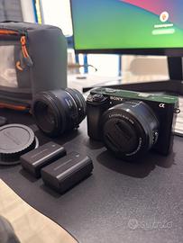 Sony Alpha A6000 + 16-50mm OSS + Canon 50mm