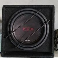 SUBWOOFER ALPINE e AMPLIFICATORE SONY