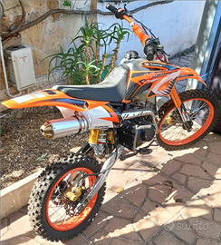 Moto pit bike cross 125cc
