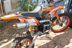 Moto pit bike cross 125cc