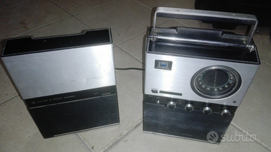 Stereo 8 lettore radio fm national vintage
