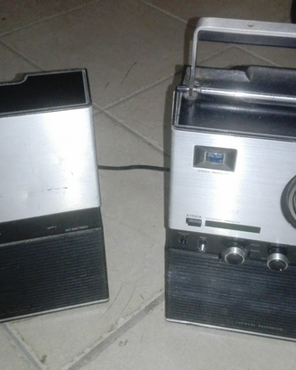 Stereo 8 lettore radio fm national vintage
