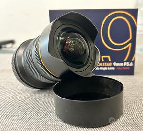 Canon RF Brightin Star 9mm f/5.6 + filtri