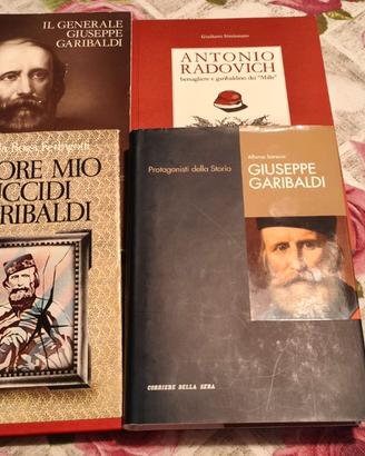 LOTTO 4 LIBRI SU GIUSEPPE GARIBALDI - OTTIME CONDI