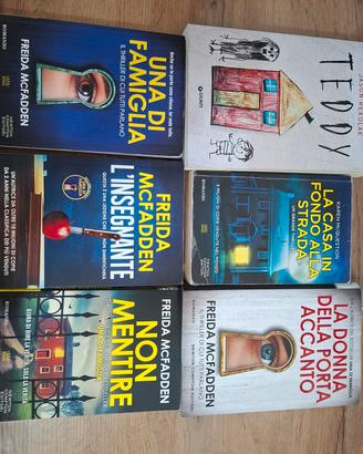 libri gialli/triller/horror