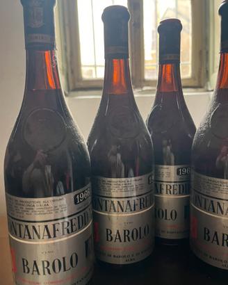 Barolo DOC Fontanafredda 1966 4 bottiglie vintage