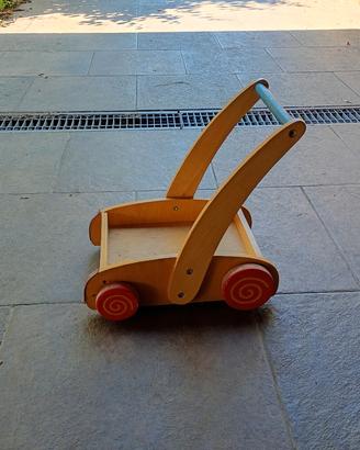 carretto legno bimbo