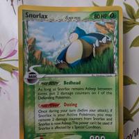 Carta Pokemon Snorlax ENG Holo
