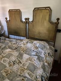 letto matrimoniale antico in ferro battuto