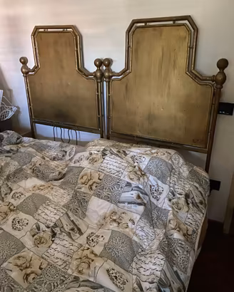 letto matrimoniale antico in ferro battuto