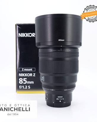 Nikon Z 85 f/1.8 S Usato Nital (G74)