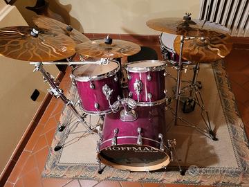 Batteria Hoffman Kustom Drum e piatti Ufip