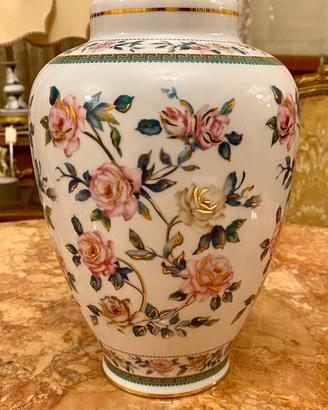 Vaso Limoges decorato a mano fiori