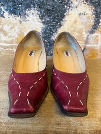 Scarpe in pelle  vintage da donna marca Vamp