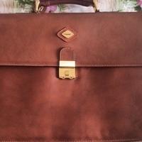 Cartella in vera pelle porta documenti 