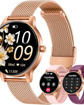 Smartwatch Donna Orologio Chiamate Bluetooth: 1,27
