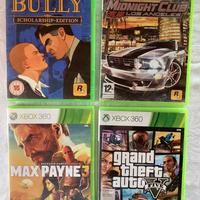 Saga Rockstar per Xbox 360 Bully, GtaV, Payne, Mid