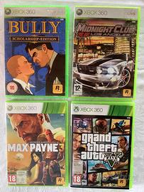 Saga Rockstar per Xbox 360 Bully, GtaV, Payne, Mid