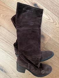 Stivali morbidi pelle scamosciata tag 38