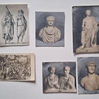 Set 6 Rare Stampe Epoca Antica Roma - Collezion.
