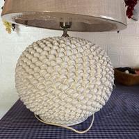Pigna Lume Rotondo H30 In Ceramica Siciliana