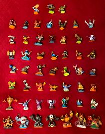 Lotto Skylanders 52 personaggi + basi + giochi