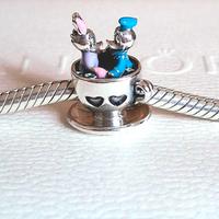 Pandora charm Disney disneyland tazza Paperino 