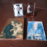 set di 4 oggetti sacri vintage 