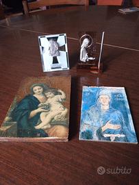 set di 4 oggetti sacri vintage 