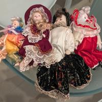Bambole di porcellana da collezione 