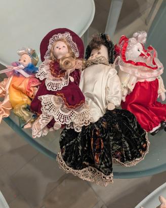 Bambole di porcellana da collezione 
