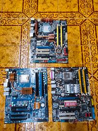 schede madri vintage 775 da collezione 