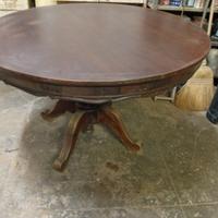 TAVOLO ROTONDO  2 ALLUNGHI xSALA PRANZO o da GIOCO