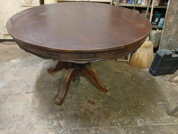 TAVOLO ROTONDO  2 ALLUNGHI xSALA PRANZO o da GIOCO