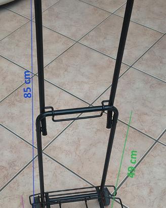 carrello pieghevole portapacchi