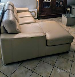 Divano Rosini in vera pelle toscana 