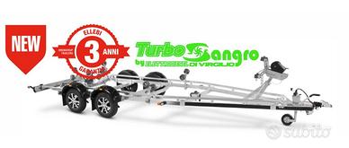 Carrello Ellebi nautico doppio asse