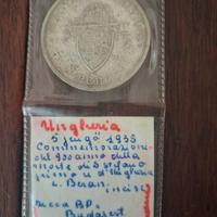 moneta Ungheria 5 gennaio 1938