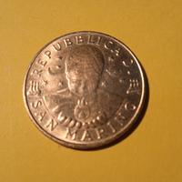 moneta da 200 lire del 1996 Repubblica San Marino.