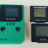 QGH-78 VIDEOGIOCO+3 GIOCHI:SOCCER,ICE-HOCKEY,BASKE