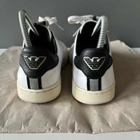 SNEAKERS STRINGATE EMPORIO ARMANI 100% PELLE N 37