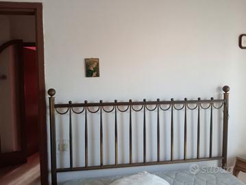 letto matrimoniale ottone 