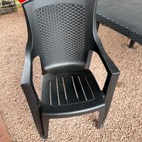 Sedie (6) da esterno antracite