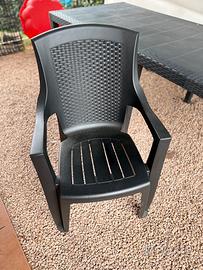 Sedie (6) da esterno antracite