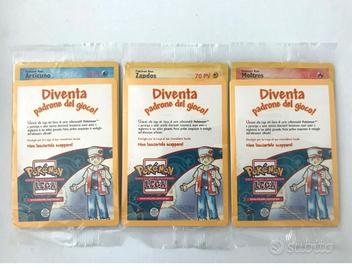 Zapados  Articuno Moltres promo black star 2000